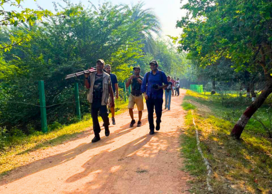 dekhi earth at surajpur wetland